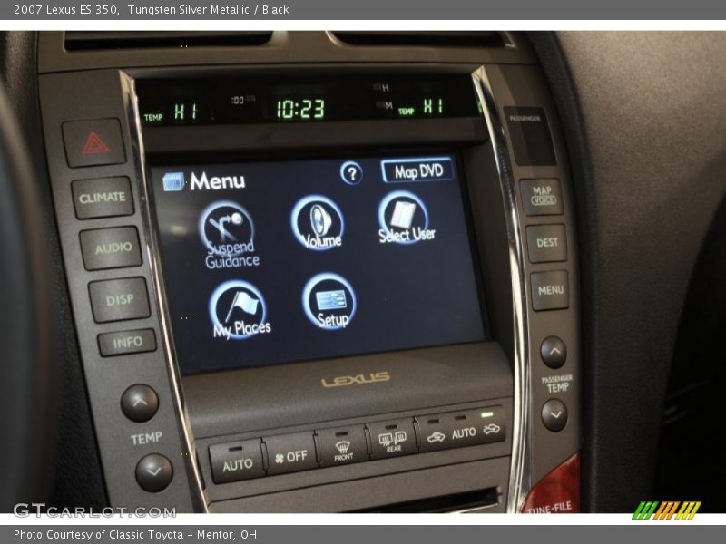 Tungsten Silver Metallic / Black 2007 Lexus ES 350