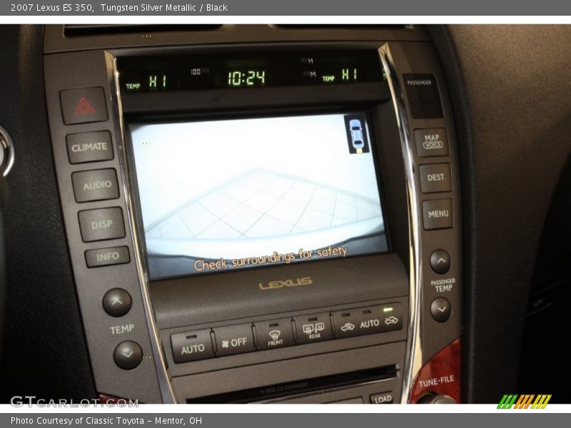 Tungsten Silver Metallic / Black 2007 Lexus ES 350