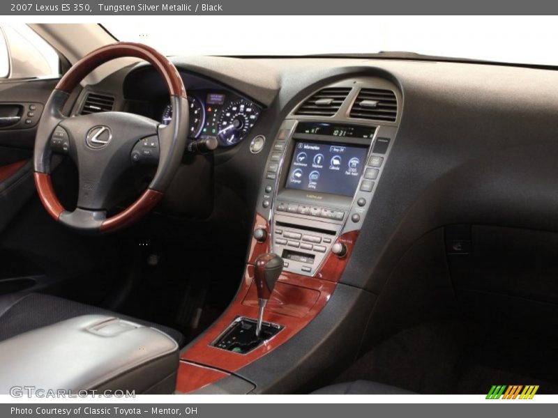 Tungsten Silver Metallic / Black 2007 Lexus ES 350
