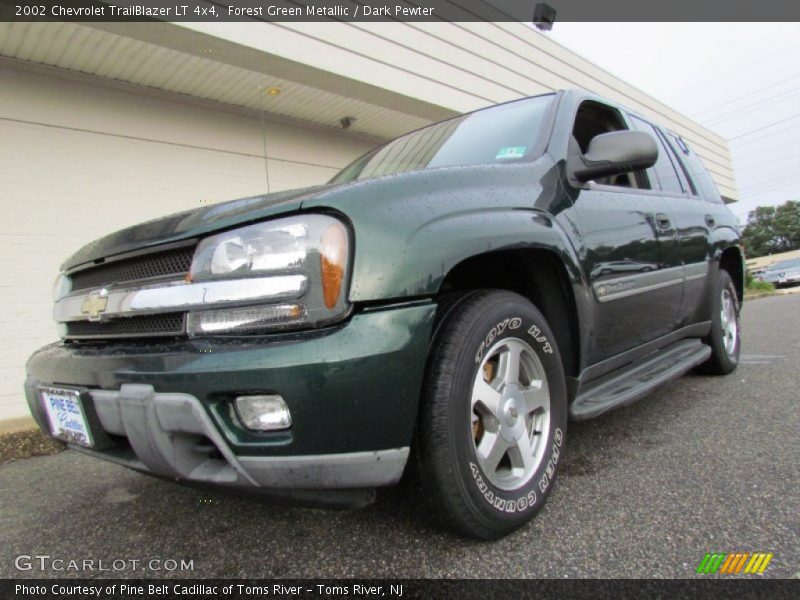 Forest Green Metallic / Dark Pewter 2002 Chevrolet TrailBlazer LT 4x4