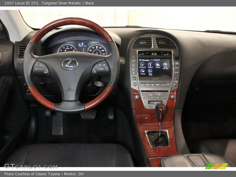 Tungsten Silver Metallic / Black 2007 Lexus ES 350