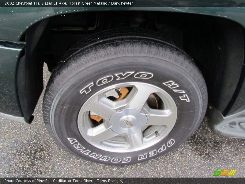 Forest Green Metallic / Dark Pewter 2002 Chevrolet TrailBlazer LT 4x4