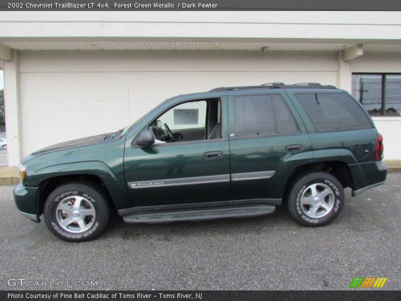 Forest Green Metallic / Dark Pewter 2002 Chevrolet TrailBlazer LT 4x4