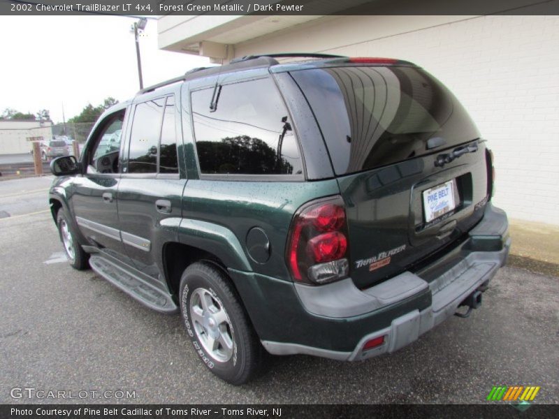 Forest Green Metallic / Dark Pewter 2002 Chevrolet TrailBlazer LT 4x4