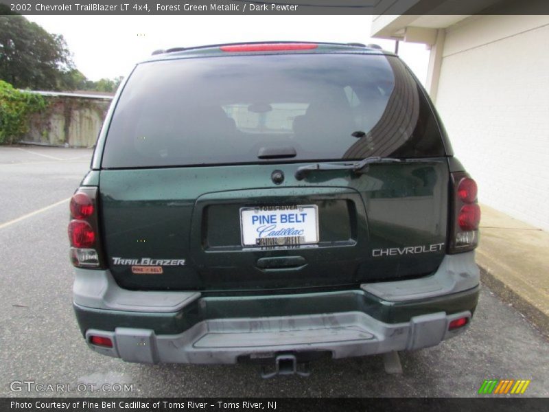 Forest Green Metallic / Dark Pewter 2002 Chevrolet TrailBlazer LT 4x4