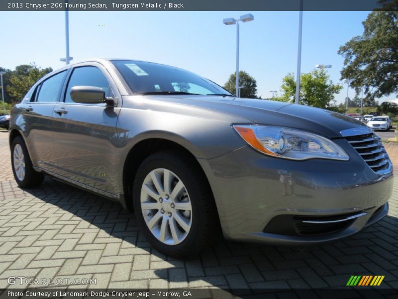 Tungsten Metallic / Black 2013 Chrysler 200 Touring Sedan
