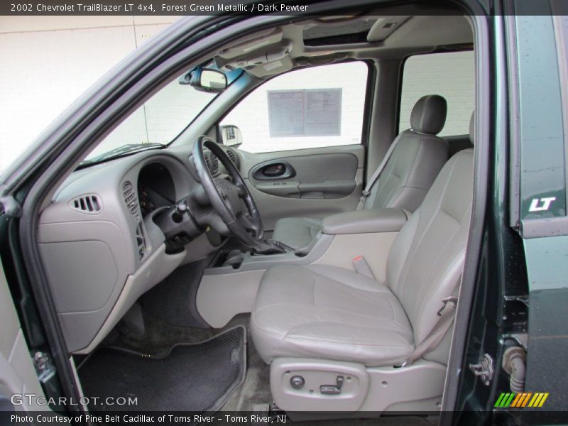 Forest Green Metallic / Dark Pewter 2002 Chevrolet TrailBlazer LT 4x4