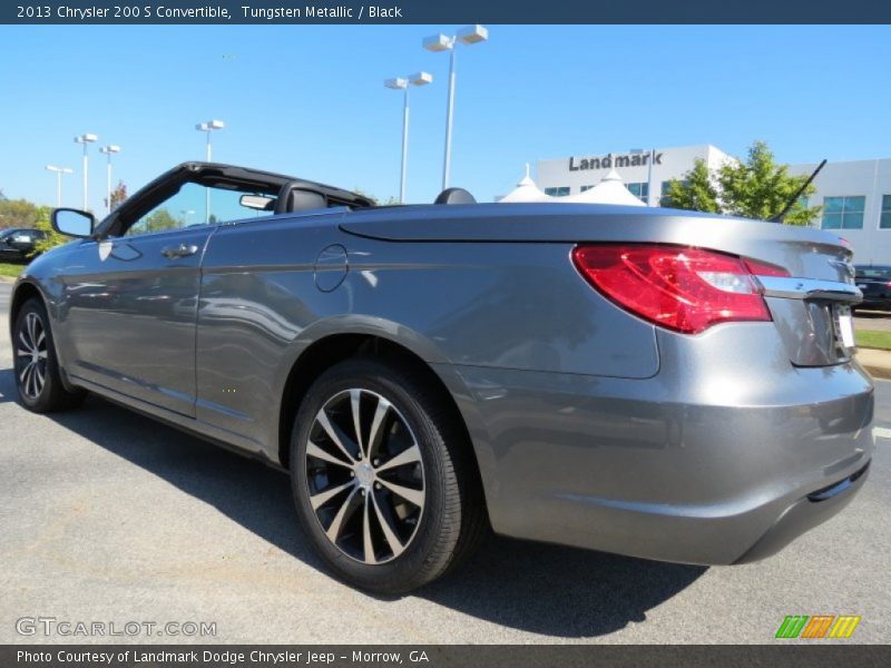Tungsten Metallic / Black 2013 Chrysler 200 S Convertible