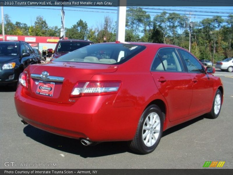 Barcelona Red Metallic / Ash Gray 2010 Toyota Camry XLE V6