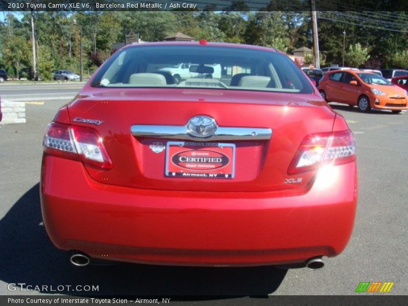 Barcelona Red Metallic / Ash Gray 2010 Toyota Camry XLE V6