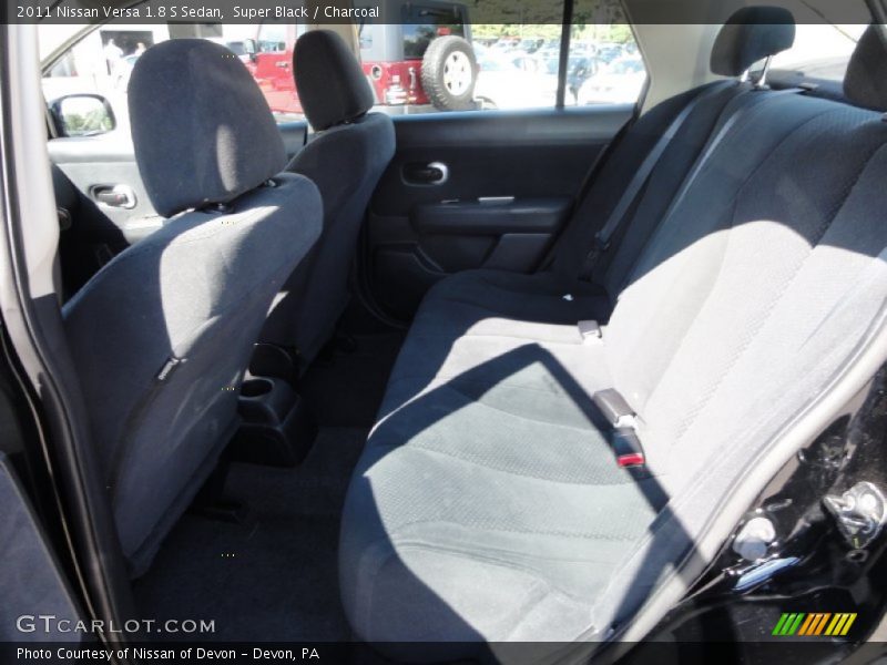 Super Black / Charcoal 2011 Nissan Versa 1.8 S Sedan