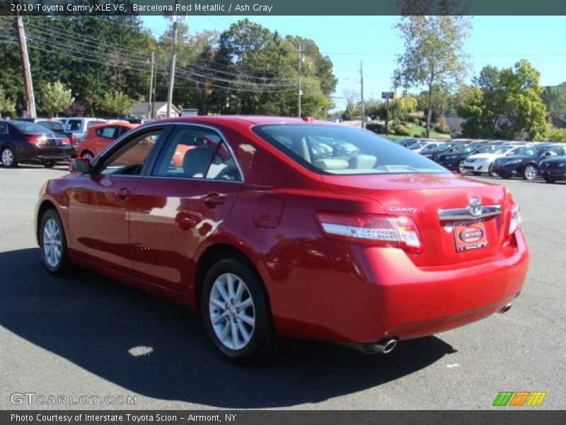 Barcelona Red Metallic / Ash Gray 2010 Toyota Camry XLE V6