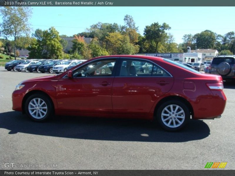 Barcelona Red Metallic / Ash Gray 2010 Toyota Camry XLE V6