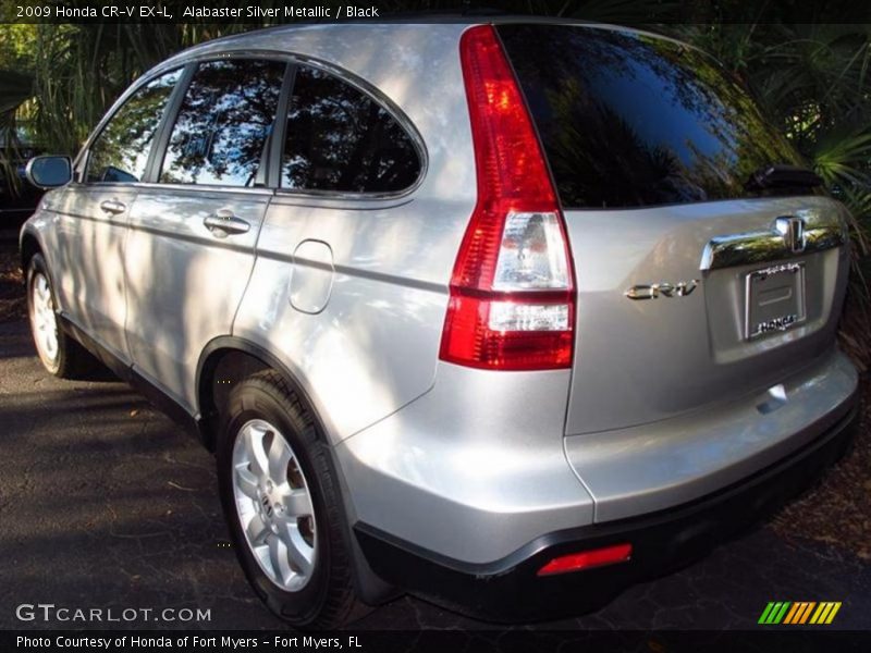Alabaster Silver Metallic / Black 2009 Honda CR-V EX-L