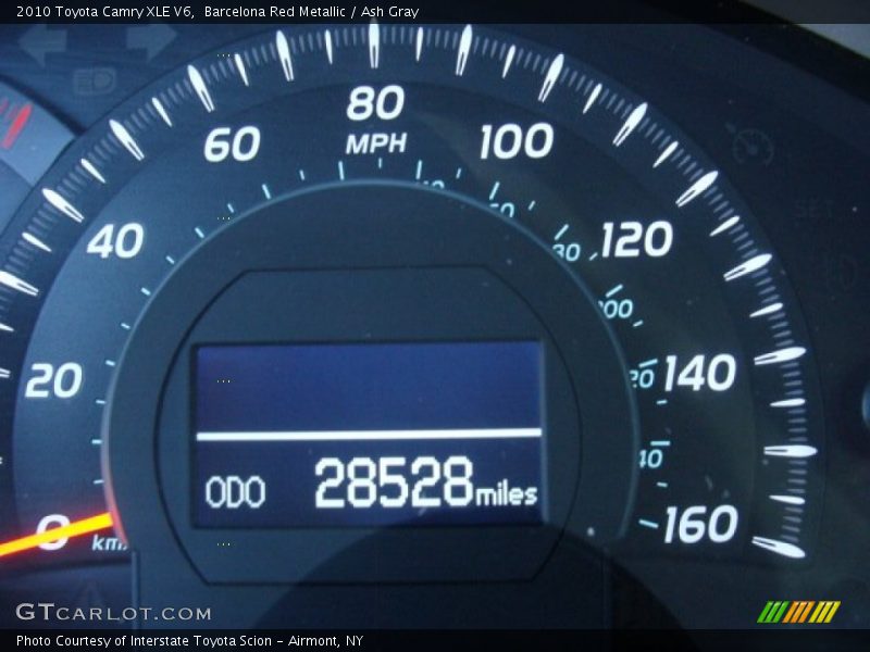 Barcelona Red Metallic / Ash Gray 2010 Toyota Camry XLE V6
