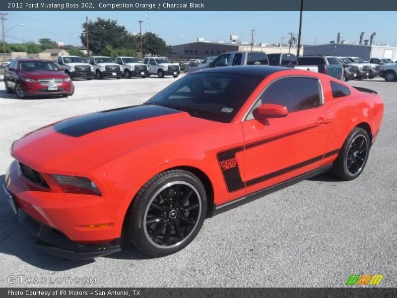 Front 3/4 View of 2012 Mustang Boss 302
