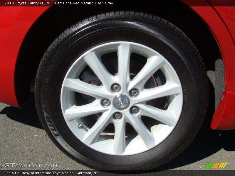 Barcelona Red Metallic / Ash Gray 2010 Toyota Camry XLE V6