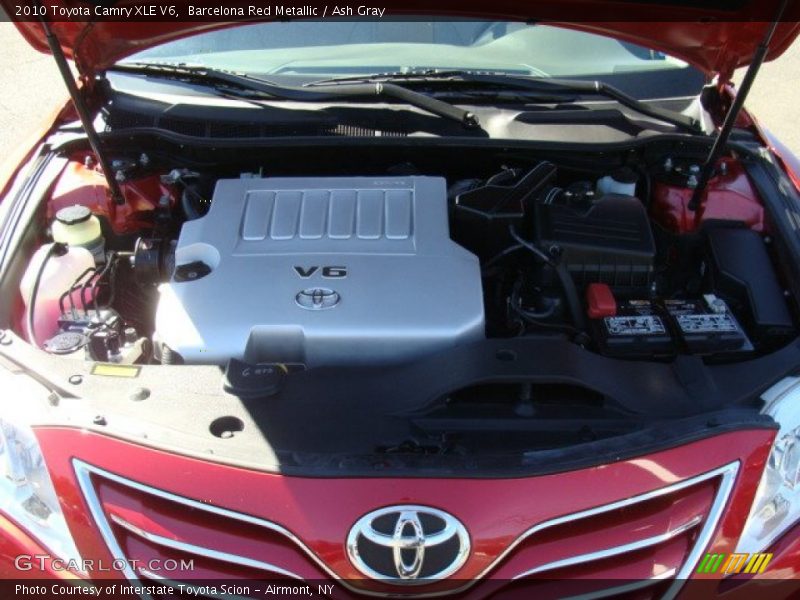 Barcelona Red Metallic / Ash Gray 2010 Toyota Camry XLE V6