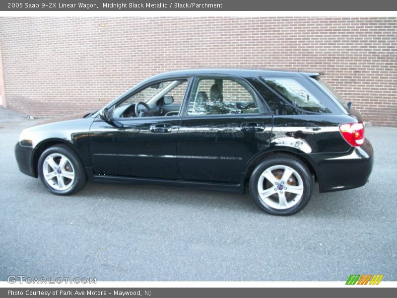 Midnight Black Metallic / Black/Parchment 2005 Saab 9-2X Linear Wagon