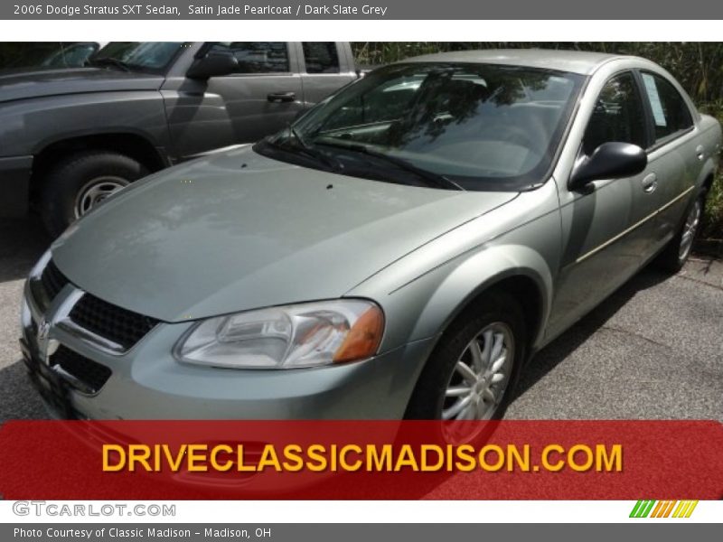 Satin Jade Pearlcoat / Dark Slate Grey 2006 Dodge Stratus SXT Sedan