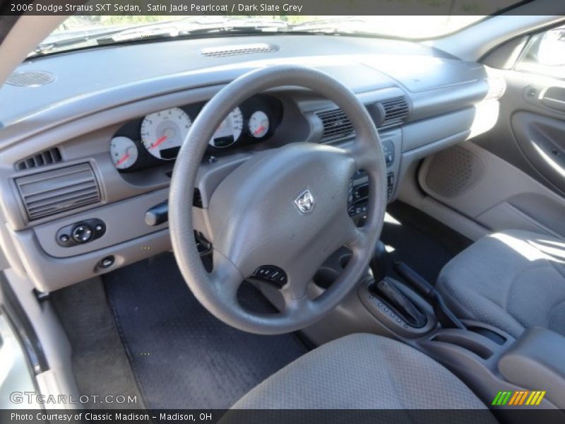Satin Jade Pearlcoat / Dark Slate Grey 2006 Dodge Stratus SXT Sedan