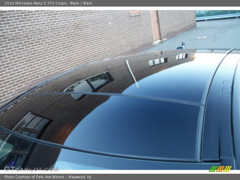 Black / Black 2010 Mercedes-Benz E 350 Coupe