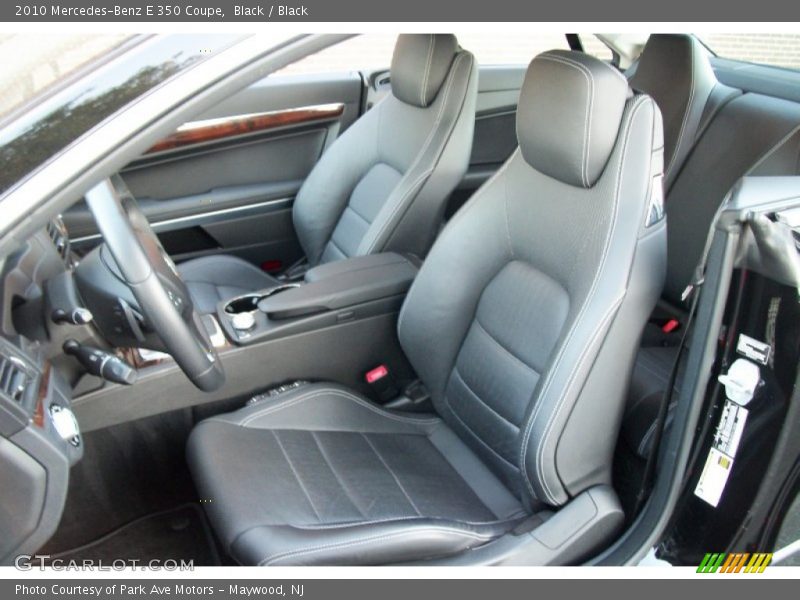 Black / Black 2010 Mercedes-Benz E 350 Coupe
