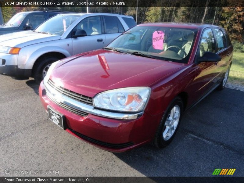 Sport Red Metallic / Neutral 2004 Chevrolet Malibu Maxx LS Wagon