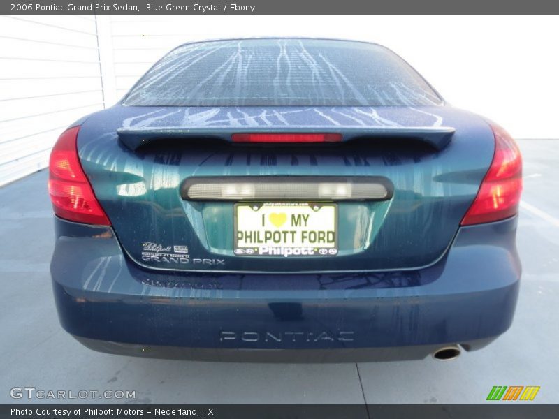 Blue Green Crystal / Ebony 2006 Pontiac Grand Prix Sedan