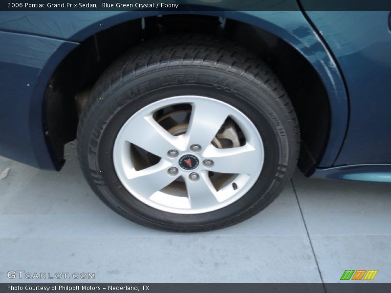 Blue Green Crystal / Ebony 2006 Pontiac Grand Prix Sedan