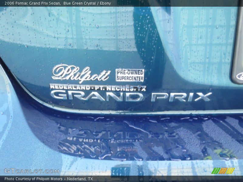 Blue Green Crystal / Ebony 2006 Pontiac Grand Prix Sedan