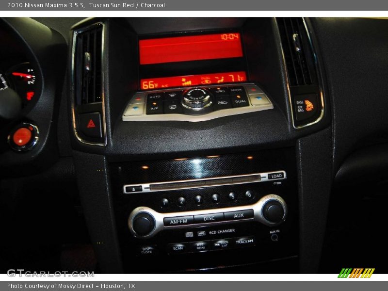 Tuscan Sun Red / Charcoal 2010 Nissan Maxima 3.5 S