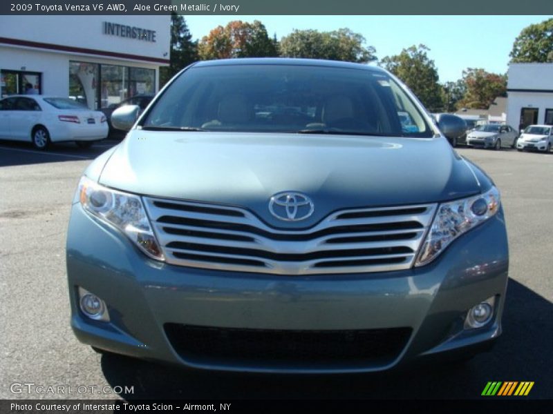 Aloe Green Metallic / Ivory 2009 Toyota Venza V6 AWD