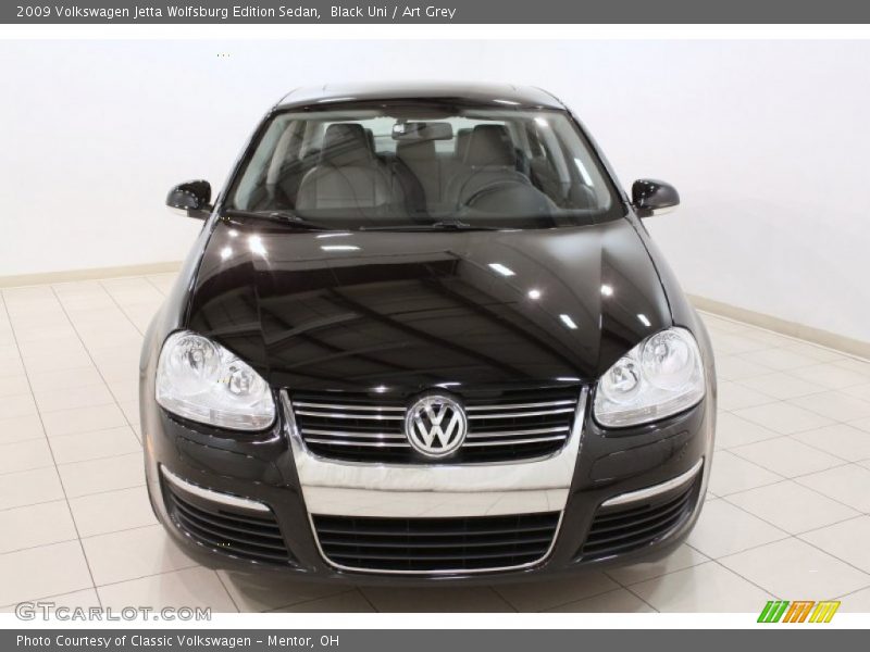 Black Uni / Art Grey 2009 Volkswagen Jetta Wolfsburg Edition Sedan