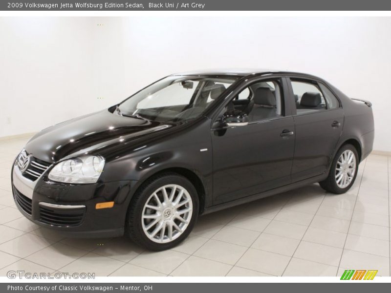 Black Uni / Art Grey 2009 Volkswagen Jetta Wolfsburg Edition Sedan