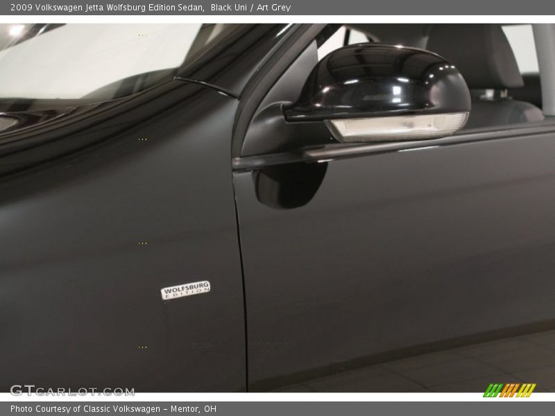 Black Uni / Art Grey 2009 Volkswagen Jetta Wolfsburg Edition Sedan