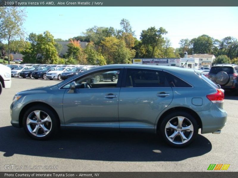 Aloe Green Metallic / Ivory 2009 Toyota Venza V6 AWD