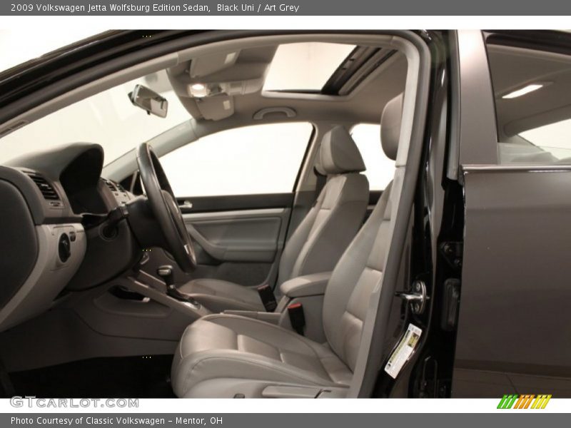 Black Uni / Art Grey 2009 Volkswagen Jetta Wolfsburg Edition Sedan