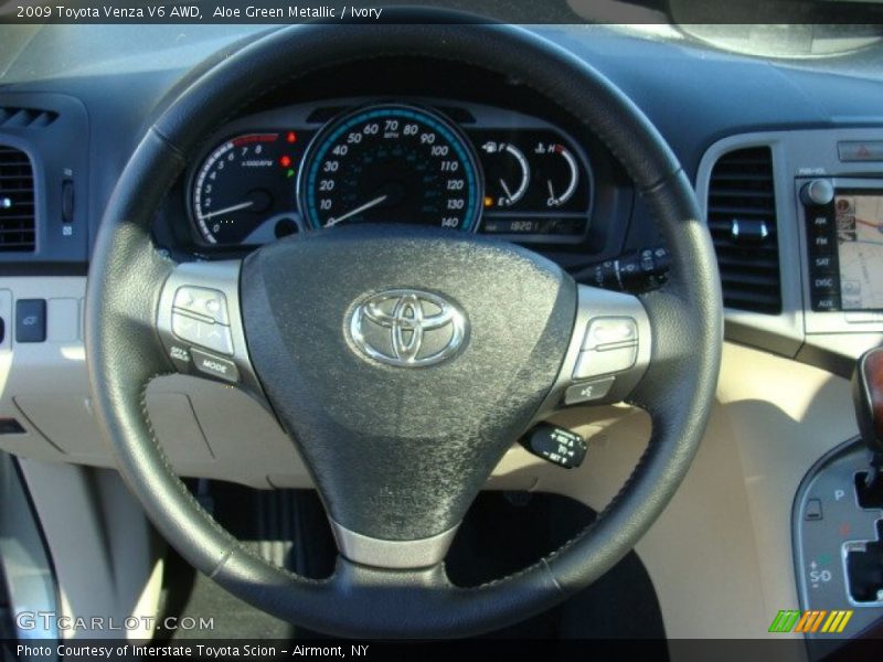 Aloe Green Metallic / Ivory 2009 Toyota Venza V6 AWD