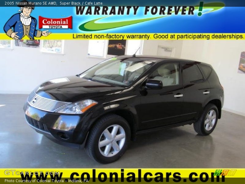 Super Black / Cafe Latte 2005 Nissan Murano SE AWD