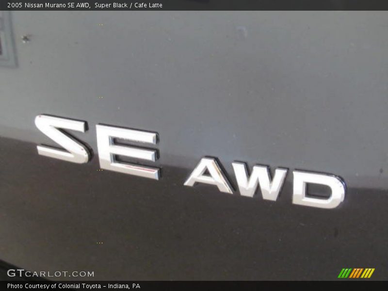 Super Black / Cafe Latte 2005 Nissan Murano SE AWD