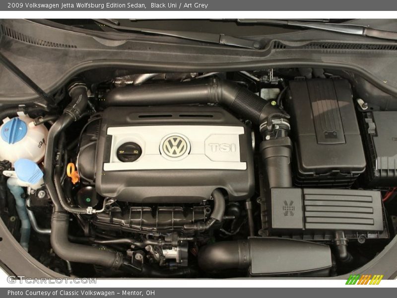 Black Uni / Art Grey 2009 Volkswagen Jetta Wolfsburg Edition Sedan