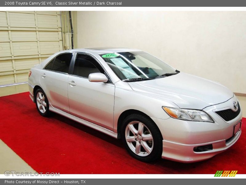 Classic Silver Metallic / Dark Charcoal 2008 Toyota Camry SE V6