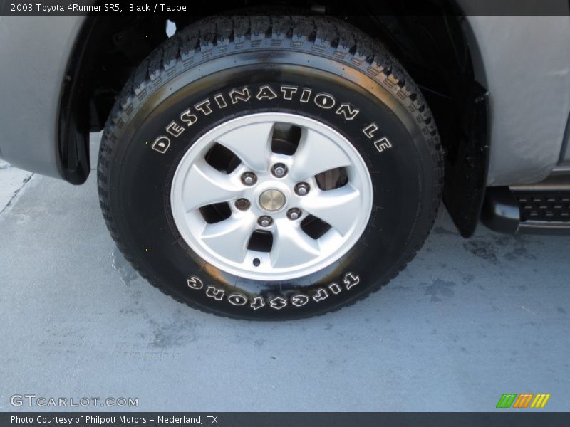 Black / Taupe 2003 Toyota 4Runner SR5