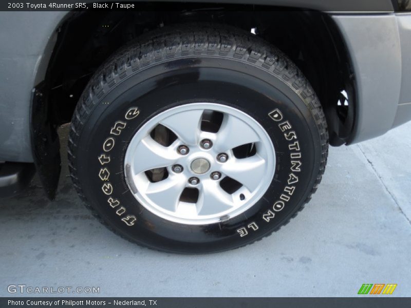 Black / Taupe 2003 Toyota 4Runner SR5