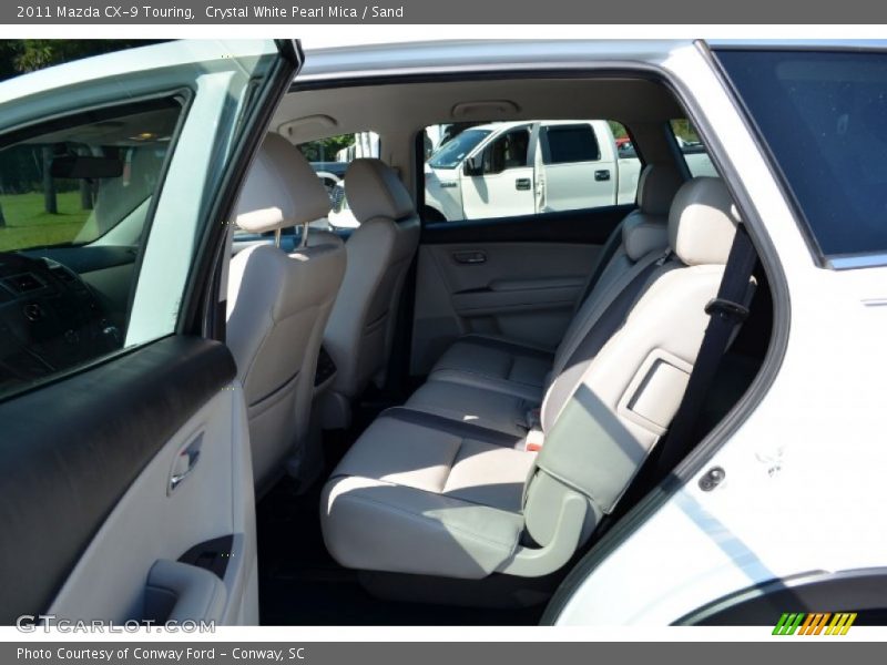 Crystal White Pearl Mica / Sand 2011 Mazda CX-9 Touring