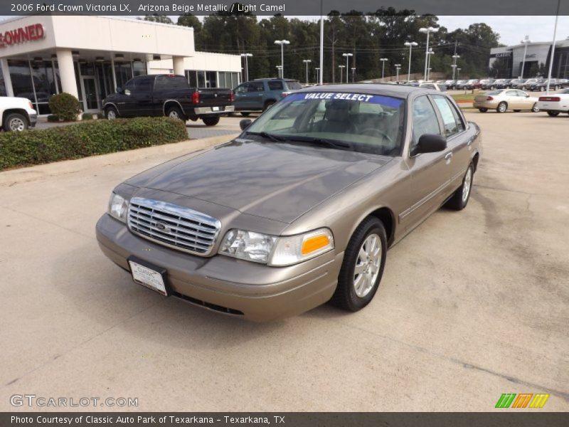 Arizona Beige Metallic / Light Camel 2006 Ford Crown Victoria LX
