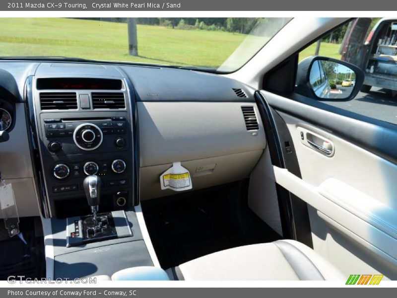 Crystal White Pearl Mica / Sand 2011 Mazda CX-9 Touring