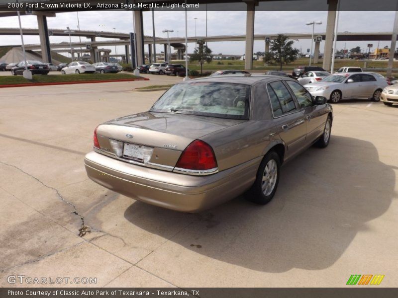 Arizona Beige Metallic / Light Camel 2006 Ford Crown Victoria LX