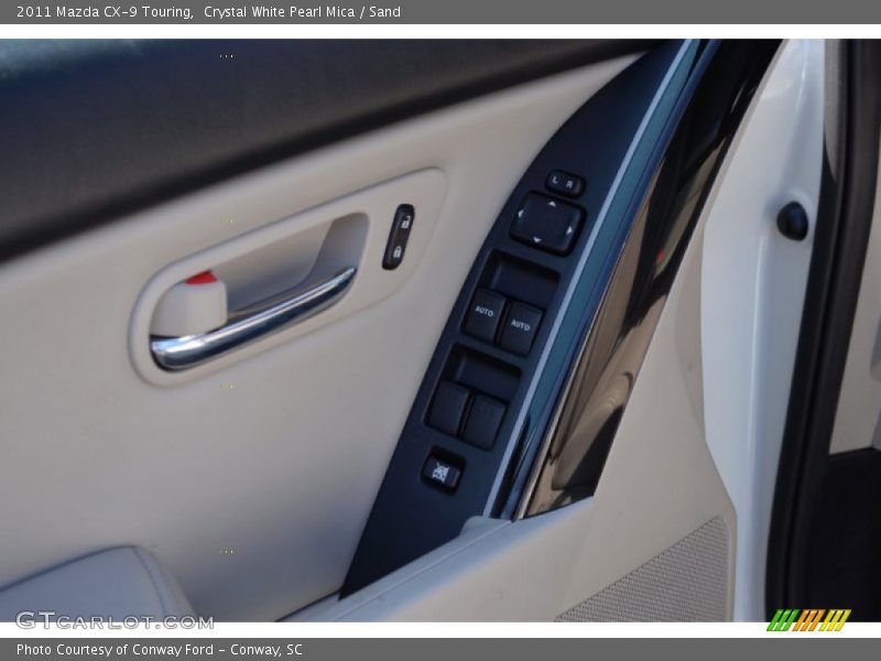 Crystal White Pearl Mica / Sand 2011 Mazda CX-9 Touring